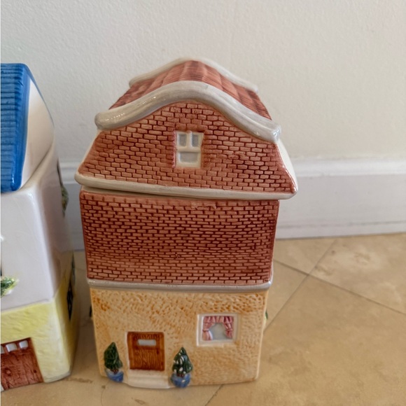 Vintage Village SET OF 4 Dry Good Jars - Picture 12 of 15